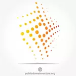 Dotted shape for logotype design