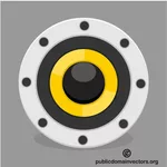 Loudspeaker icon vector image