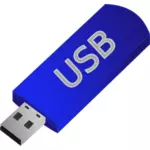USB Pamięć Wetknąć wektor clipart