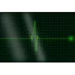 Vector de la imagen del electrocardiograma