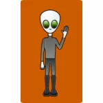 Alien greeting