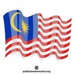 Nationalflagge von Malaysia