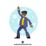 Homme dansant disco