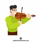 איש מנגן בכינור