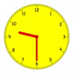 Analogové hodiny vektorové ilustrace