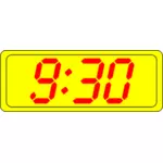 デジタル時計表示ベクトル クリップ アート