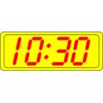 デジタル時計表示ベクトル描画