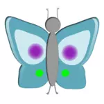 Синяя бабочка изображение