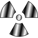 Radioactivity vector symbol