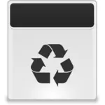 Icono de papelera de usuario