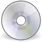 Ilustração em vetor de ícone de CD/DVD