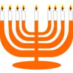 Vektor-Bild für Hanukkah Menorah
