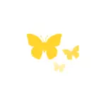 Vektorové grafiky motýlů