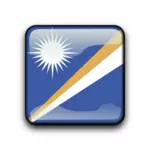 马绍尔群岛国旗矢量