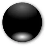 ブラック led 円形ベクトル図面