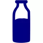 Sagoma di bottiglia di latte