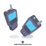 Dispozitiv radio mobil walkie-talkie