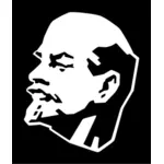 Lenin silueta vectoriale