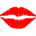 Vector clip art of lips