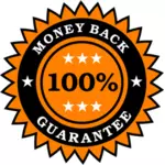 Money Back Guarantee Sticker