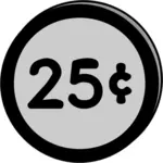 25 सेंट का सिक्का