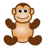 Stuffed monkey