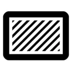 ClipArt-bilder av rektangeln med diagonala ränder