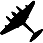 Британский многоцелевой боевой самолет векторная графика