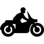 Vektorgrafikk av motorbiker