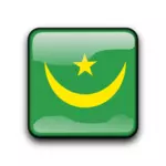Wektor flaga Mauretanii