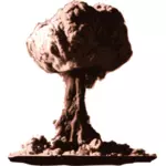 Bomba atomica nor grafică vectorială