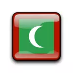 Maldiverna vektor flaggsymbol