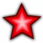 Enkel rød stjerne