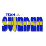 Team Sweden logo idea vector illustration