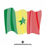 Nationalflagge von Senegal