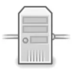 Icona di Tango rete server vettoriale