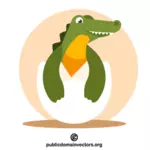 Novorozený krokodýl