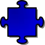 Dessin de pièce du puzzle 4 vectoriel