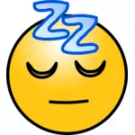 Tidur emoticon wajah