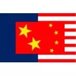 Bondgenootschap vlag vector afbeelding