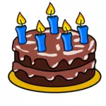 Geburtstag Kuchen Vektorgrafik