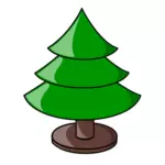 Boże Narodzenie drzewo grafika wektorowa