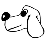 Immagine vettoriale ritratto di cane