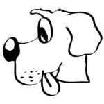رسم متجه صورة الكلب
