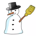 Om de zăpadă vector imagine