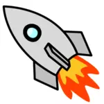 Игрушка ракета векторные картинки