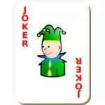 جوكر الأحمر لعب بطاقة ناقلات صورة