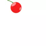 Single cherry vektor illustration