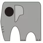 Quadratische Elefant
