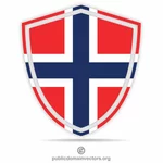 Schild Noorse vlag